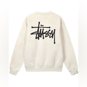 Cream/off white colored Stussy Sweatshirt